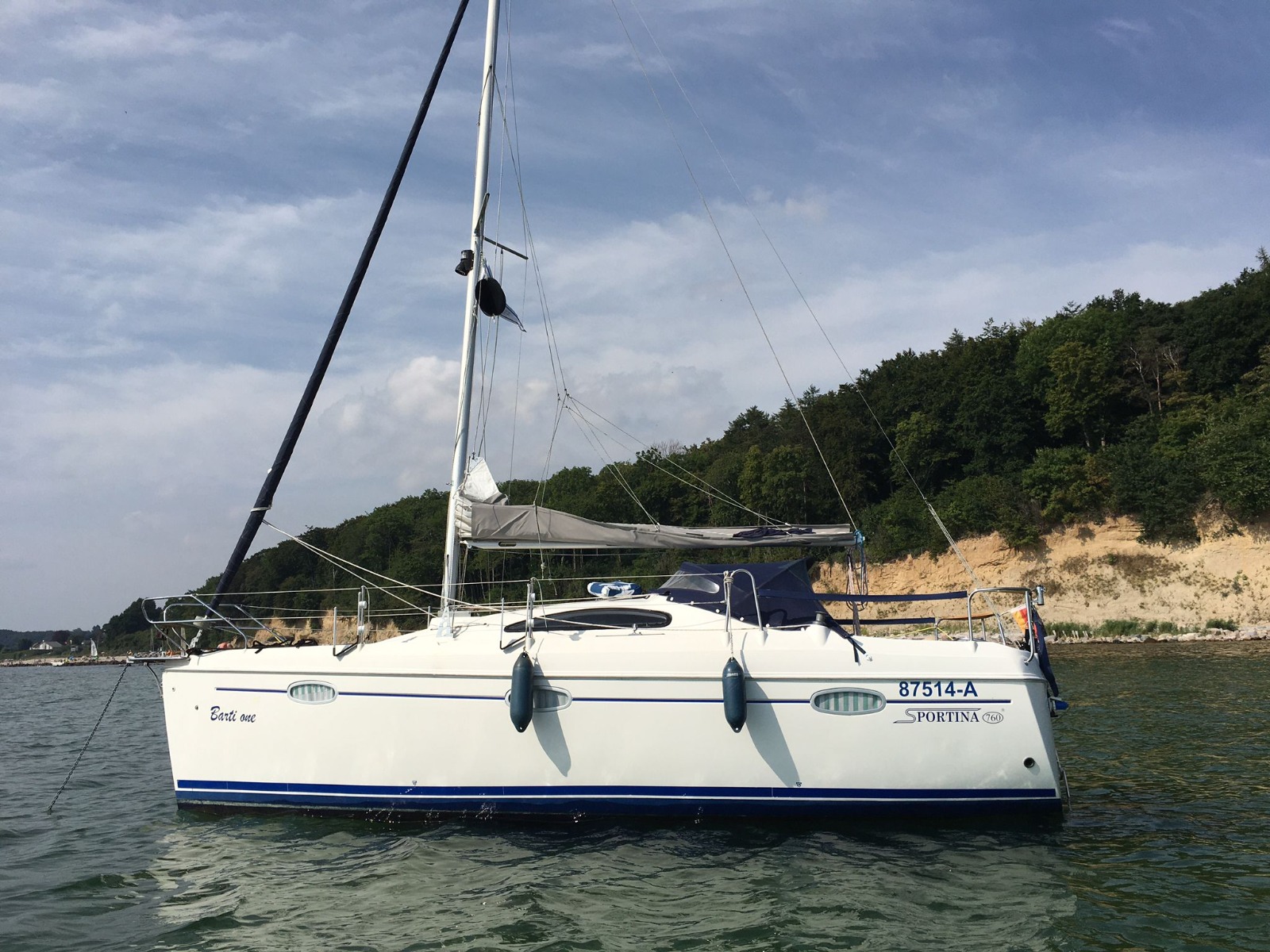 SY Delphia Sportina 760  mit 3,5 To.Trailer